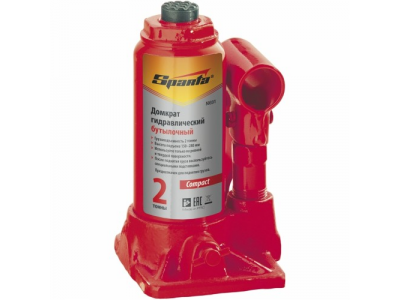 Домкрат гидравлический бутылочный, 12 т, h подъема 205-400 мм// SPARTA Compact