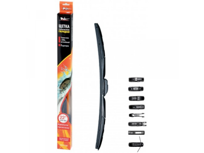 Щетка стеклоочистителя 550 мм (22) гибридная AIRLINE