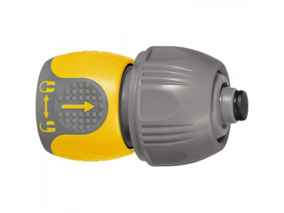 Соединитель для шланга универсальный, аквастоп, двухкомпонентный // PALISAD LUXE