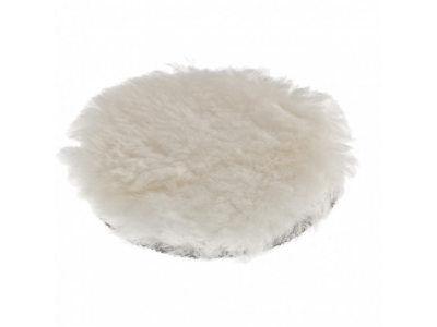 Насадка полировальная "под липучку", 125 мм, натуральная шерсть Matrix