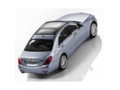 Модель автомобиля Mercedes-Benz S-Class W222, Diamond Silver Metallic 1:43, артикул B66960154