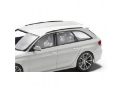Модель Audi RS 4 Avant, Ibis white, 2013, Scale 1 43
