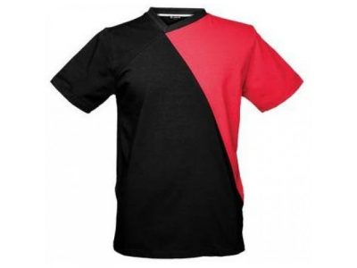 Мужская футболка Lexus NX, цвет черный / красный, артикул OTNXMF001RL