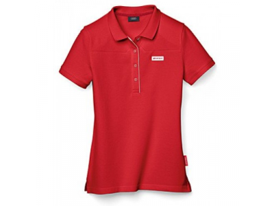 Женская рубашка поло Audi Womens poloshirt, Audi Sport, Red, артикул 3131501111